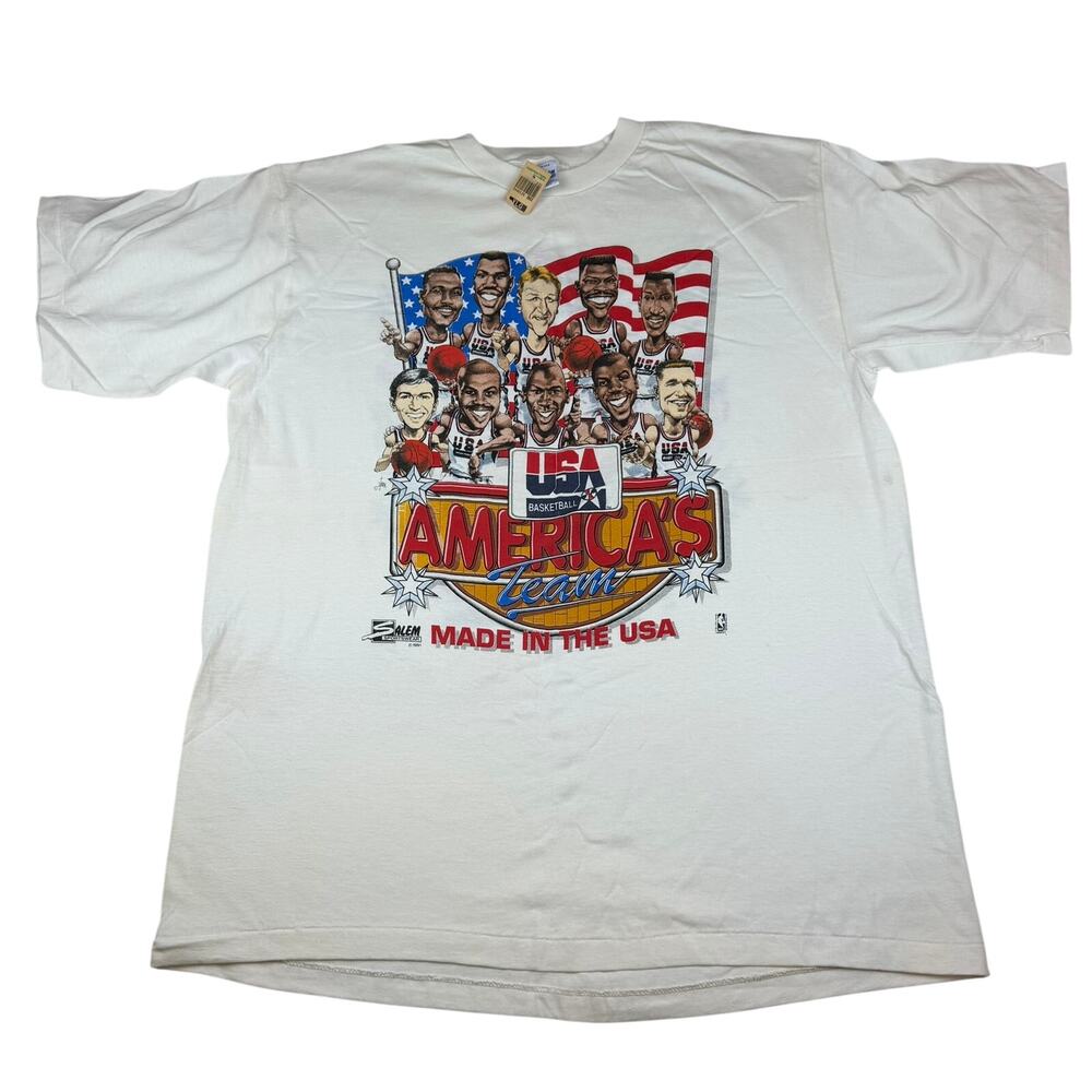 Vintage 1992 Dream Team USA Basketball Tee XL